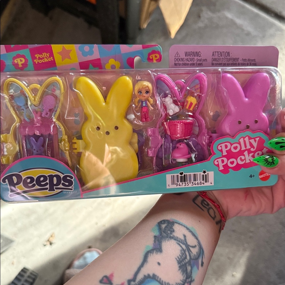 Polly Pocket Peeps Bunny Set